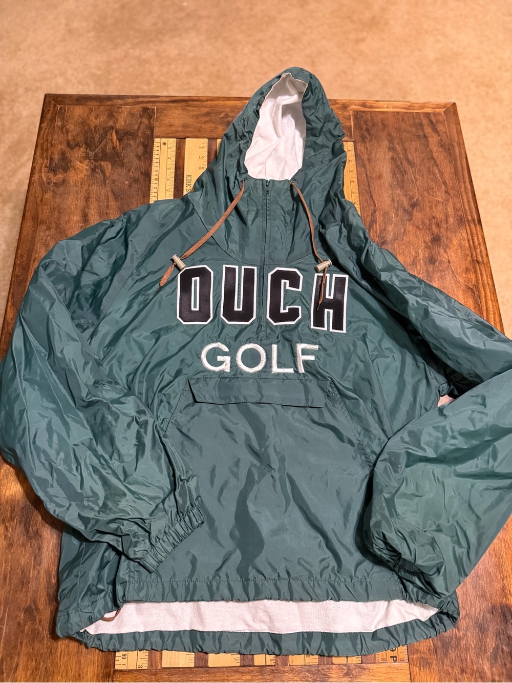 Vintage Ouch Golf Windbreaker 3/4 Zip
